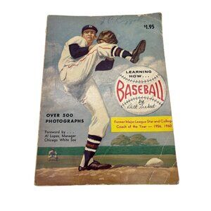 1961 Learning How Baseball Dick Siebert Vintage Instructional Book 500+ Photos